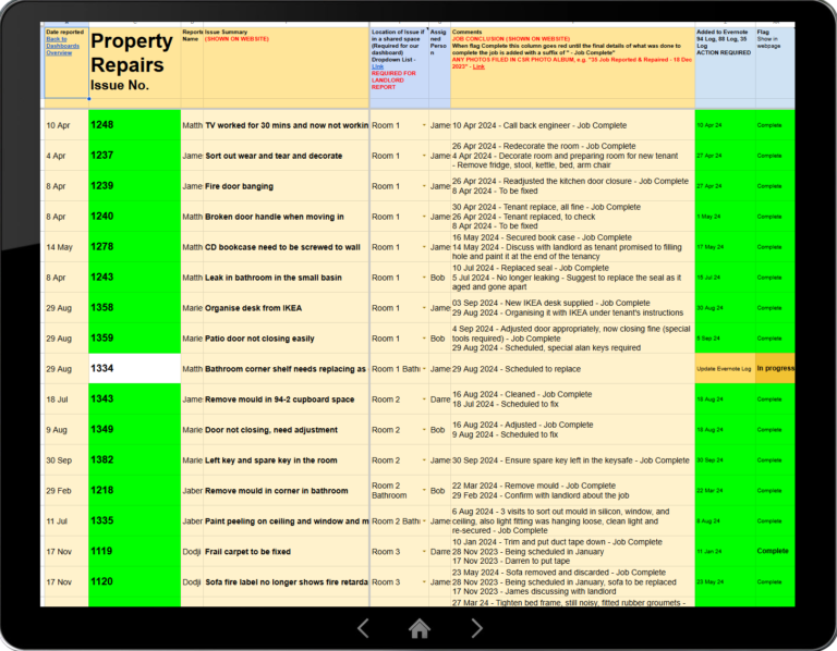 Landlord Property Repairs